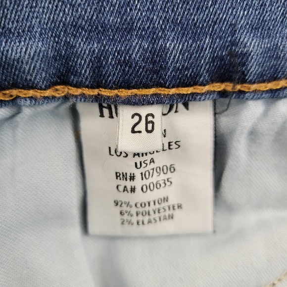 Hudson Jeans Womens 26 Snake Print Nico Midrise Super Skinny Made in USA Unique - Picture 8 of 13